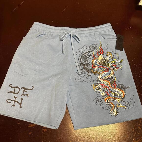 Dragon Codex Blue Haze NY Above the Knee Shorts for Men